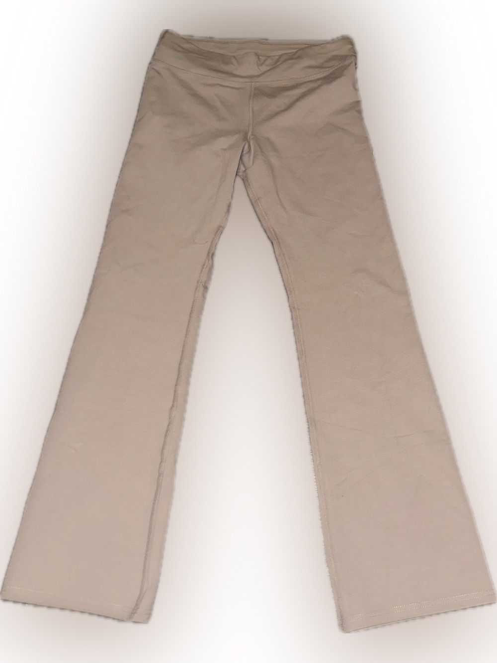 Pact Women's Light Beige Flare Pants